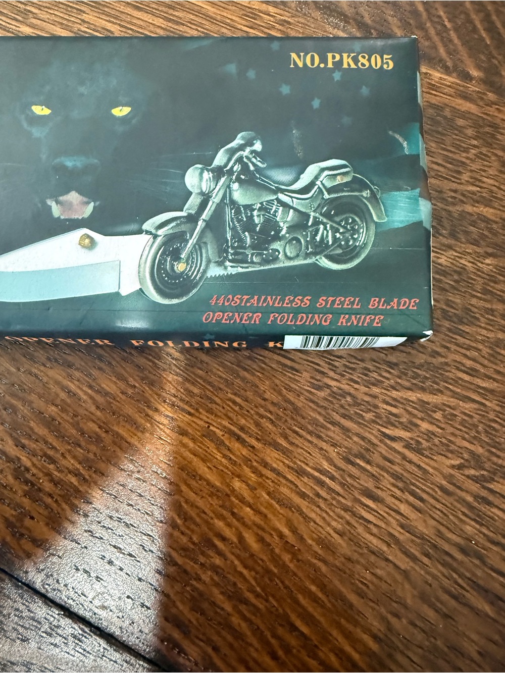 Motorcycle Folding Knife - Silver
